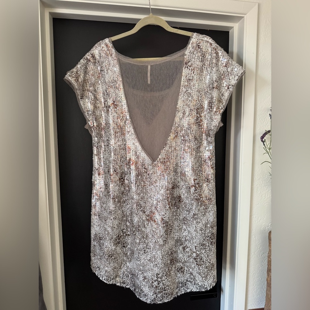 Free People | Midnight Dreamer Mini Sequin Dress View 4